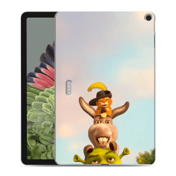 Силиконовый противоударный чехол на Google Pixel Tablet с принтом Шрек Shrek Силиконовый противоударный чехол на Google Pixel Tablet с принтом Шрек Shrek