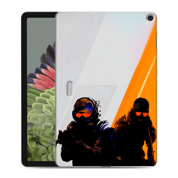 Силиконовый противоударный чехол на Google Pixel Tablet с принтом Контер страйк Counter strike Силиконовый противоударный чехол на Google Pixel Tablet с принтом Контер страйк Counter strike