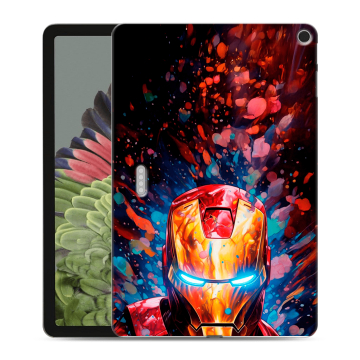 Силиконовый противоударный чехол на Google Pixel Tablet с принтом Железный человек Ironman Силиконовый противоударный чехол на Google Pixel Tablet с принтом Железный человек Ironman