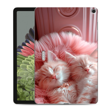 Силиконовый противоударный чехол на Google Pixel Tablet с принтом котята котики Силиконовый противоударный чехол на Google Pixel Tablet с принтом котята котики