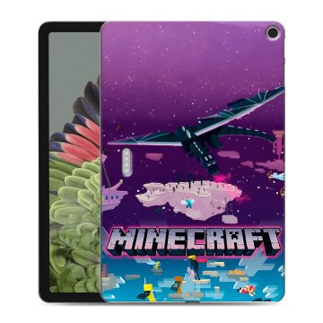 Силиконовый противоударный чехол на Google Pixel Tablet с принтом Майнкрафт Minecraft Силиконовый противоударный чехол на Google Pixel Tablet с принтом Майнкрафт Minecraft