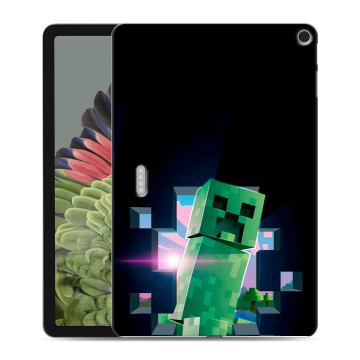 Силиконовый противоударный чехол на Google Pixel Tablet с принтом Майнкрафт Minecraft Силиконовый противоударный чехол на Google Pixel Tablet с принтом Майнкрафт Minecraft