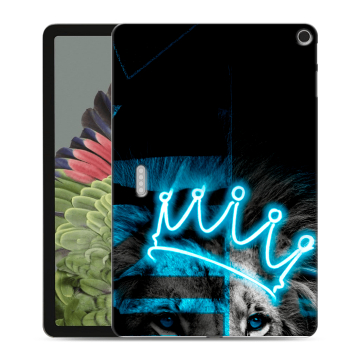 Силиконовый противоударный чехол на Google Pixel Tablet с принтом Король лев Силиконовый противоударный чехол на Google Pixel Tablet с принтом Король лев