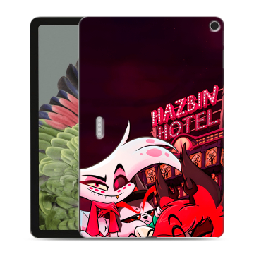Силиконовый противоударный чехол на Google Pixel Tablet с принтом Hazbin Hotel Отель Хазбин Силиконовый противоударный чехол на Google Pixel Tablet с принтом Hazbin Hotel Отель Хазбин