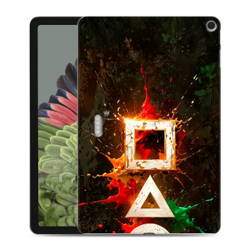 Силиконовый противоударный чехол на Google Pixel Tablet с принтом Squid Game Игра кальмара Силиконовый противоударный чехол на Google Pixel Tablet с принтом Squid Game Игра кальмара