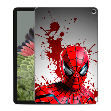 Силиконовый противоударный чехол на Google Pixel Tablet с принтом Spiderman Человек паук Силиконовый противоударный чехол на Google Pixel Tablet с принтом Spiderman Человек паук
