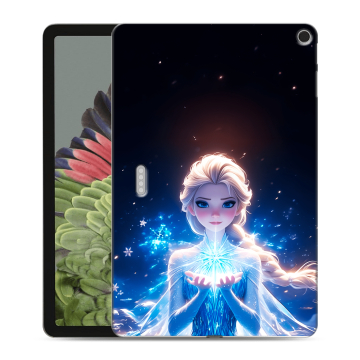 Силиконовый противоударный чехол на Google Pixel Tablet с принтом Холодное сердце Frozen Силиконовый противоударный чехол на Google Pixel Tablet с принтом Холодное сердце Frozen