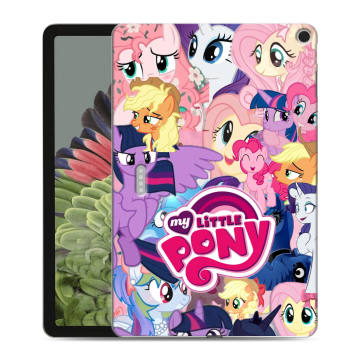 Силиконовый противоударный чехол на Google Pixel Tablet с принтом My little pony Дружба чудо Силиконовый противоударный чехол на Google Pixel Tablet с принтом My little pony Дружба чудо
