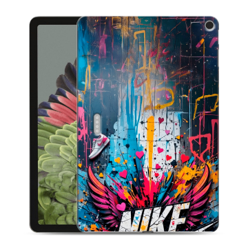 Силиконовый противоударный чехол на Google Pixel Tablet с принтом Nike Найк Силиконовый противоударный чехол на Google Pixel Tablet с принтом Nike Найк