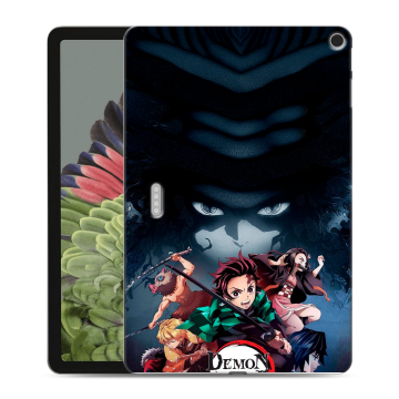 Силиконовый противоударный чехол на Google Pixel Tablet с принтом Demon Slayer Клинок рассекающий демонов Силиконовый противоударный чехол на Google Pixel Tablet с принтом Demon Slayer Клинок рассекающий демонов
