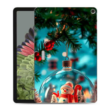 Силиконовый противоударный чехол на Google Pixel Tablet с принтом Новый год Силиконовый противоударный чехол на Google Pixel Tablet с принтом Новый год