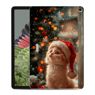 Силиконовый противоударный чехол на Google Pixel Tablet с принтом Новый год Силиконовый противоударный чехол на Google Pixel Tablet с принтом Новый год