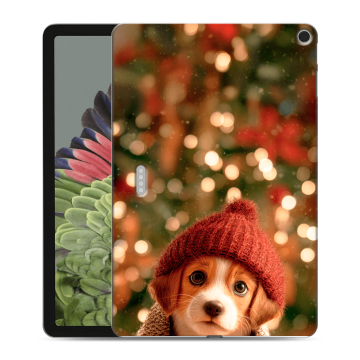 Силиконовый противоударный чехол на Google Pixel Tablet с принтом Новый год
