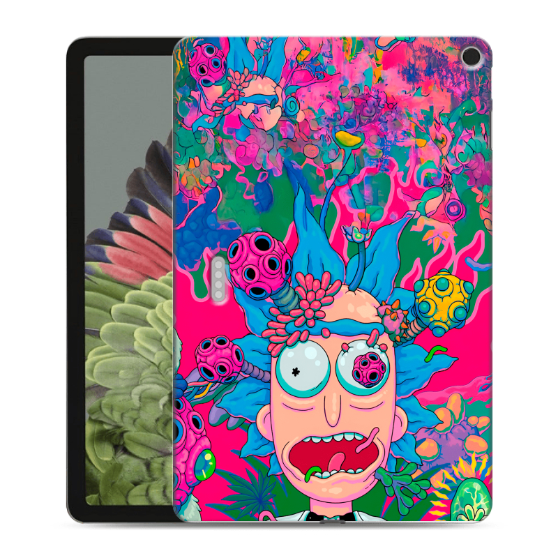 Силиконовый противоударный чехол на Google Pixel Tablet с принтом Рик и Морти Rick Morty Силиконовый противоударный чехол на Google Pixel Tablet с принтом Рик и Морти Rick Morty