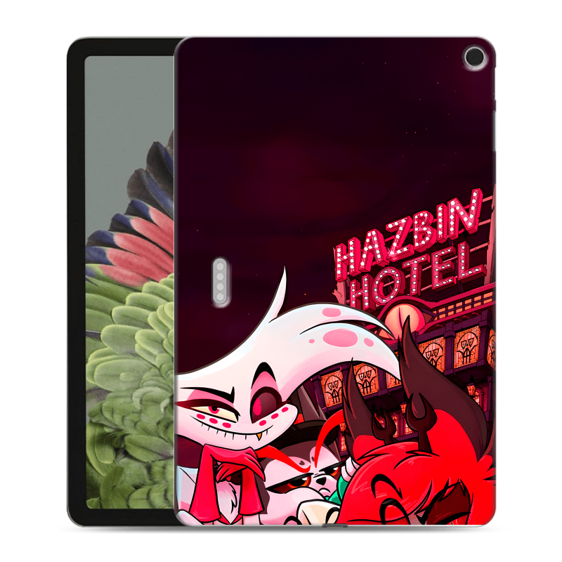 Силиконовый противоударный чехол на Google Pixel Tablet с принтом Hazbin Hotel Отель Хазбин Силиконовый противоударный чехол на Google Pixel Tablet с принтом Hazbin Hotel Отель Хазбин