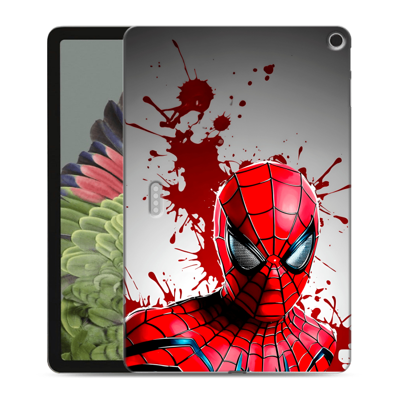 Силиконовый противоударный чехол на Google Pixel Tablet с принтом Spiderman Человек паук Силиконовый противоударный чехол на Google Pixel Tablet с принтом Spiderman Человек паук
