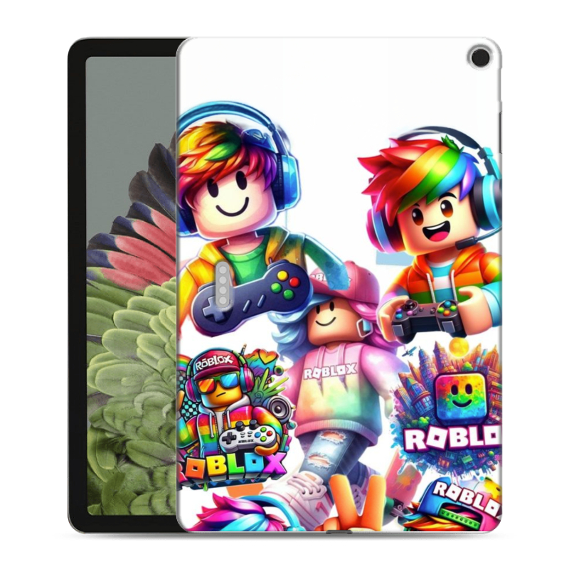 Силиконовый противоударный чехол на Google Pixel Tablet с принтом Roblox Роблокс Силиконовый противоударный чехол на Google Pixel Tablet с принтом Roblox Роблокс