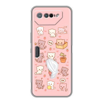 Силиконовый чехол на ASUS ROG Phone 7 с принтом Hello Kitty Хелоу Кити Силиконовый чехол на ASUS ROG Phone 7 с принтом Hello Kitty Хелоу Кити