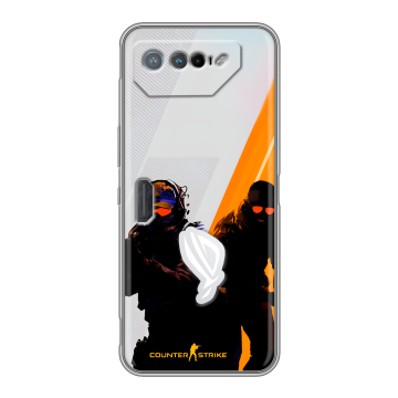 Силиконовый чехол на ASUS ROG Phone 7 с принтом Контер страйк Counter strike Силиконовый чехол на ASUS ROG Phone 7 с принтом Контер страйк Counter strike