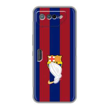 Силиконовый чехол на ASUS ROG Phone 7 с принтом Барселона Barcelona Силиконовый чехол на ASUS ROG Phone 7 с принтом Барселона Barcelona