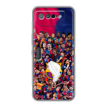 Силиконовый чехол на ASUS ROG Phone 7 с принтом Барселона Barcelona
