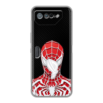 Силиконовый чехол на ASUS ROG Phone 7 с принтом человек паук spiderman Силиконовый чехол на ASUS ROG Phone 7 с принтом человек паук spiderman