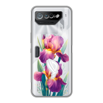 Силиконовый чехол на ASUS ROG Phone 7 с принтом Цветы орхидеи Силиконовый чехол на ASUS ROG Phone 7 с принтом Цветы орхидеи