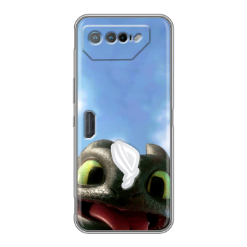 Силиконовый чехол на ASUS ROG Phone 7 с принтом Как приручить дракона Силиконовый чехол на ASUS ROG Phone 7 с принтом Как приручить дракона