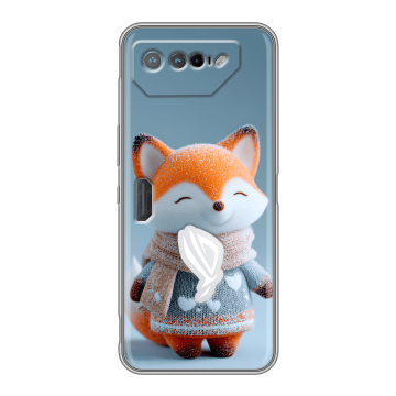 Силиконовый чехол на ASUS ROG Phone 7 с принтом Лиса Силиконовый чехол на ASUS ROG Phone 7 с принтом Лиса