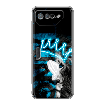 Силиконовый чехол на ASUS ROG Phone 7 с принтом Король лев Силиконовый чехол на ASUS ROG Phone 7 с принтом Король лев