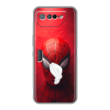 Силиконовый чехол на ASUS ROG Phone 7 с принтом Spiderman Человек паук Силиконовый чехол на ASUS ROG Phone 7 с принтом Spiderman Человек паук