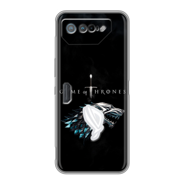 Силиконовый чехол на ASUS ROG Phone 7 с принтом Игра Престолов Game Thrones