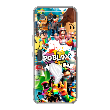 Силиконовый чехол на ASUS ROG Phone 7 с принтом Roblox Роблокс Силиконовый чехол на ASUS ROG Phone 7 с принтом Roblox Роблокс