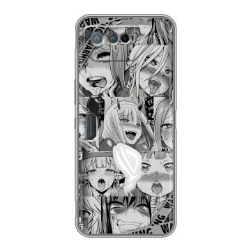 Силиконовый чехол на ASUS ROG Phone 7 с принтом Ahegao Ахегао Аниме Силиконовый чехол на ASUS ROG Phone 7 с принтом Ahegao Ахегао Аниме