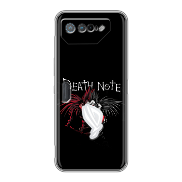 Силиконовый чехол на ASUS ROG Phone 7 с принтом Death note Тетрадь смерти Силиконовый чехол на ASUS ROG Phone 7 с принтом Death note Тетрадь смерти