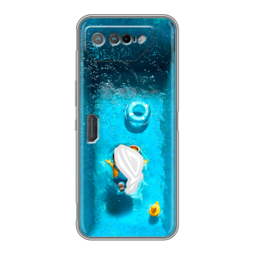 Силиконовый чехол на ASUS ROG Phone 7 с принтом Миньоны Силиконовый чехол на ASUS ROG Phone 7 с принтом Миньоны