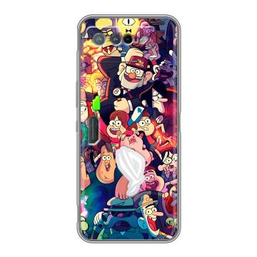 Силиконовый чехол на ASUS ROG Phone 7 с принтом Gravity Falls Гравити Фолз Силиконовый чехол на ASUS ROG Phone 7 с принтом Gravity Falls Гравити Фолз