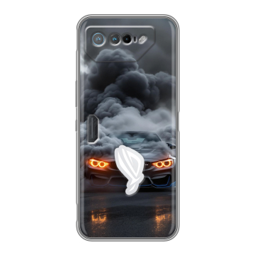 Силиконовый чехол на ASUS ROG Phone 7 с принтом BMW БМВ Силиконовый чехол на ASUS ROG Phone 7 с принтом BMW БМВ