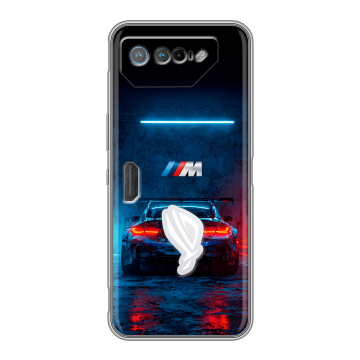 Силиконовый чехол на ASUS ROG Phone 7 с принтом BMW БМВ Силиконовый чехол на ASUS ROG Phone 7 с принтом BMW БМВ