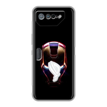 Силиконовый чехол на ASUS ROG Phone 7 с принтом IronMan Железный человек Силиконовый чехол на ASUS ROG Phone 7 с принтом IronMan Железный человек