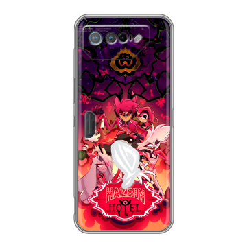 Силиконовый чехол на ASUS ROG Phone 7 с принтом Hazbin Hotel Отель Хазбин Силиконовый чехол на ASUS ROG Phone 7 с принтом Hazbin Hotel Отель Хазбин