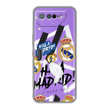 Силиконовый чехол на ASUS ROG Phone 7 с принтом Real Madrid Реал Мадрид Силиконовый чехол на ASUS ROG Phone 7 с принтом Real Madrid Реал Мадрид