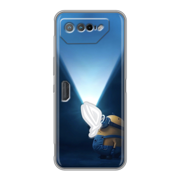 Силиконовый чехол на ASUS ROG Phone 7 с принтом Миньоны Силиконовый чехол на ASUS ROG Phone 7 с принтом Миньоны