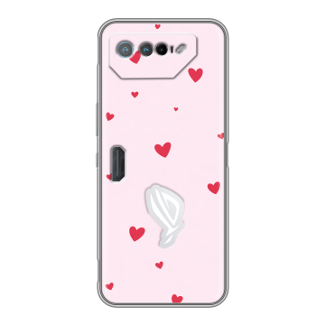 Силиконовый чехол на ASUS ROG Phone 7 с принтом для девочек