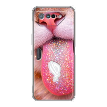 Силиконовый чехол на ASUS ROG Phone 7 с принтом для девочек