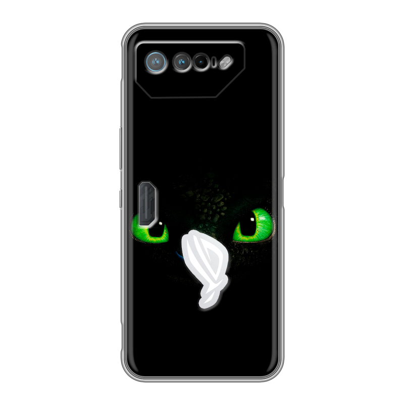 Силиконовый чехол на ASUS ROG Phone 7 с принтом Как приручить дракона Силиконовый чехол на ASUS ROG Phone 7 с принтом Как приручить дракона