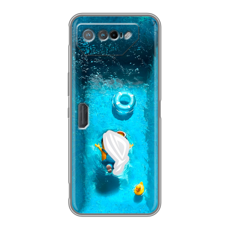 Силиконовый чехол на ASUS ROG Phone 7 с принтом Миньоны Силиконовый чехол на ASUS ROG Phone 7 с принтом Миньоны