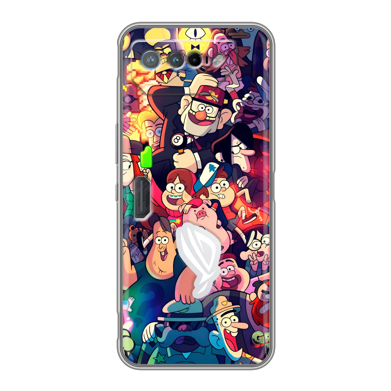 Силиконовый чехол на ASUS ROG Phone 7 с принтом Gravity Falls Гравити Фолз Силиконовый чехол на ASUS ROG Phone 7 с принтом Gravity Falls Гравити Фолз