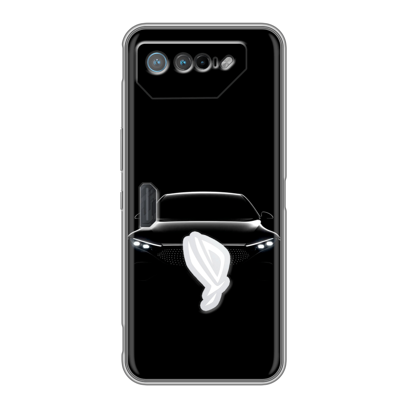 Силиконовый чехол на ASUS ROG Phone 7 с принтом Mercedes Мерседес Силиконовый чехол на ASUS ROG Phone 7 с принтом Mercedes Мерседес