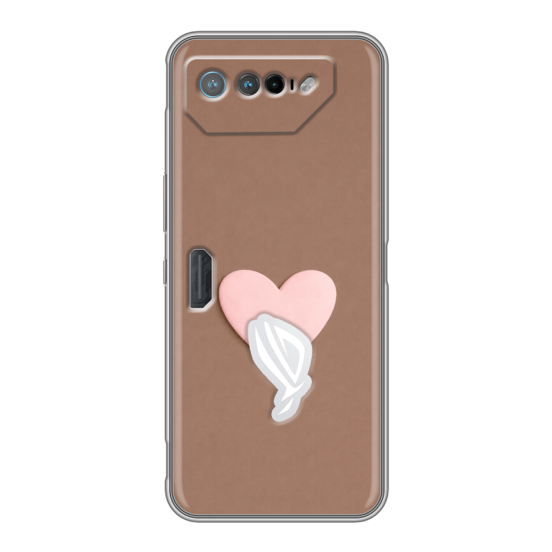 Силиконовый чехол на ASUS ROG Phone 7 с принтом женский Силиконовый чехол на ASUS ROG Phone 7 с принтом женский
